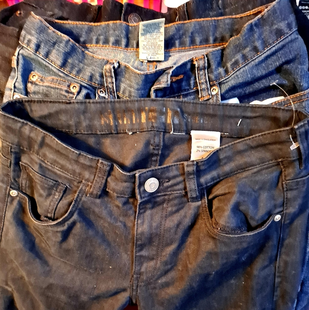 3pairs of boys Jeans sz 14